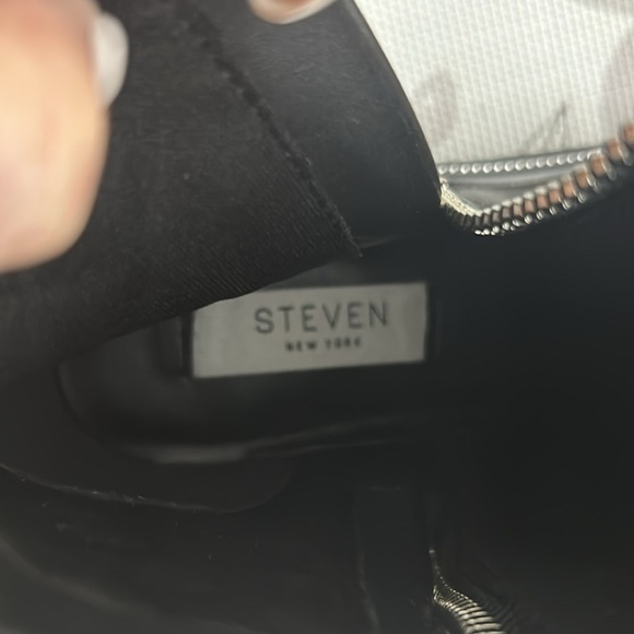 Steven New York Fancey Combat Boots Size 6. Leather upper. NWT - Picture 7 of 8